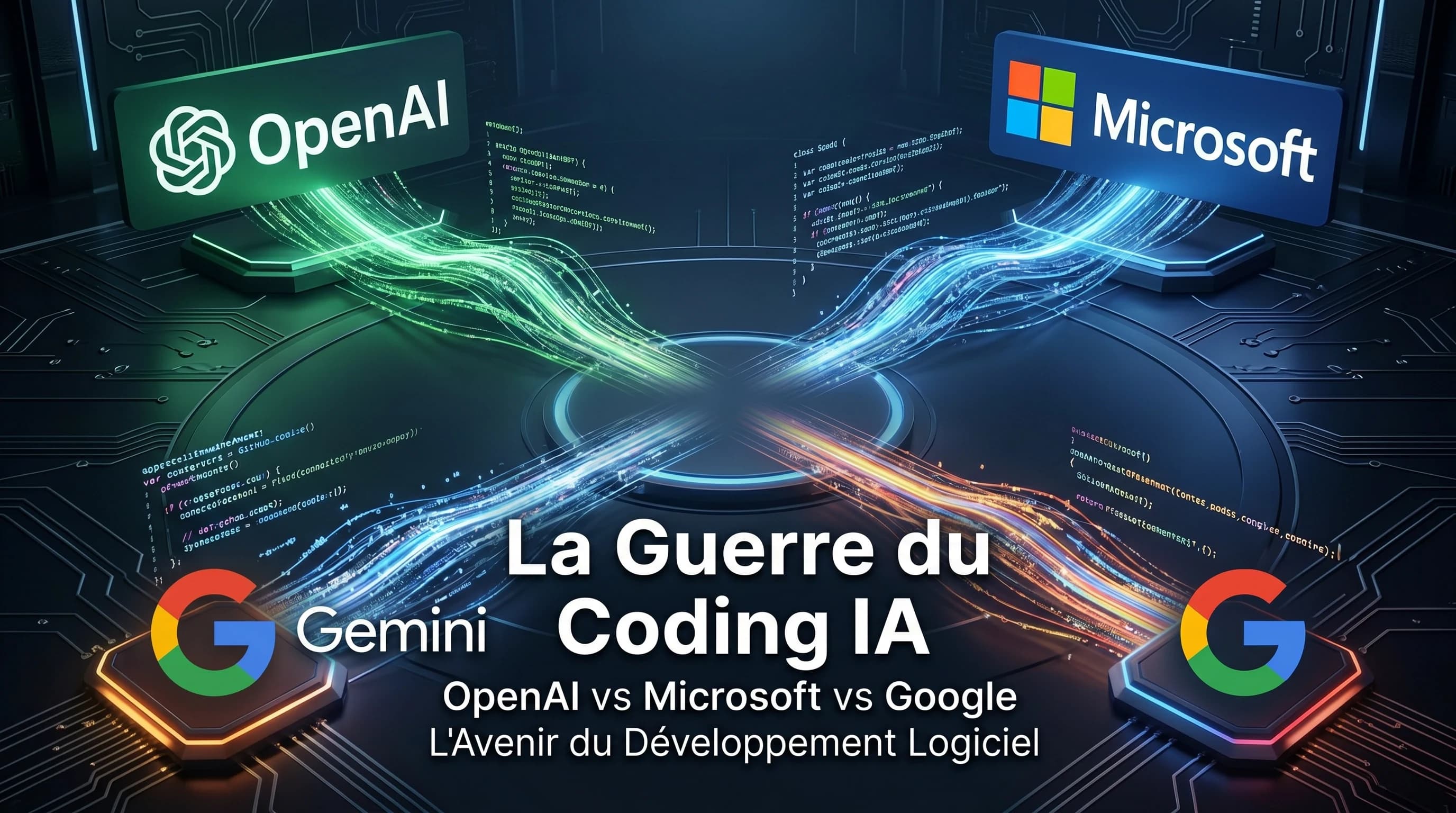 Coding IA : la guerre entre OpenAI, Google et Microsoft