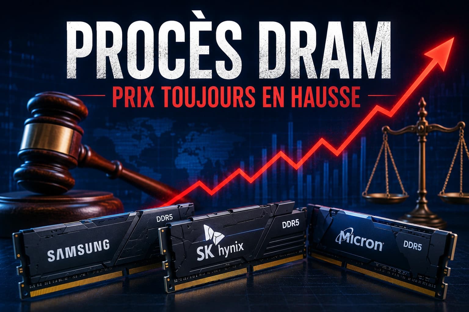 Prix de la RAM : pourquoi le procès ne changera rien