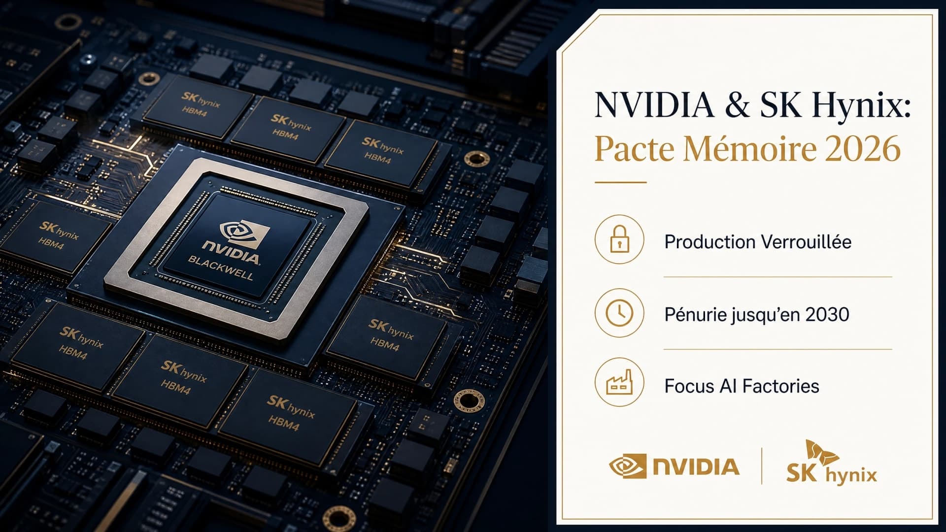 Nvidia verrouille SK Hynix pour des années : la pénurie RAM ne va PAS s'arrêter