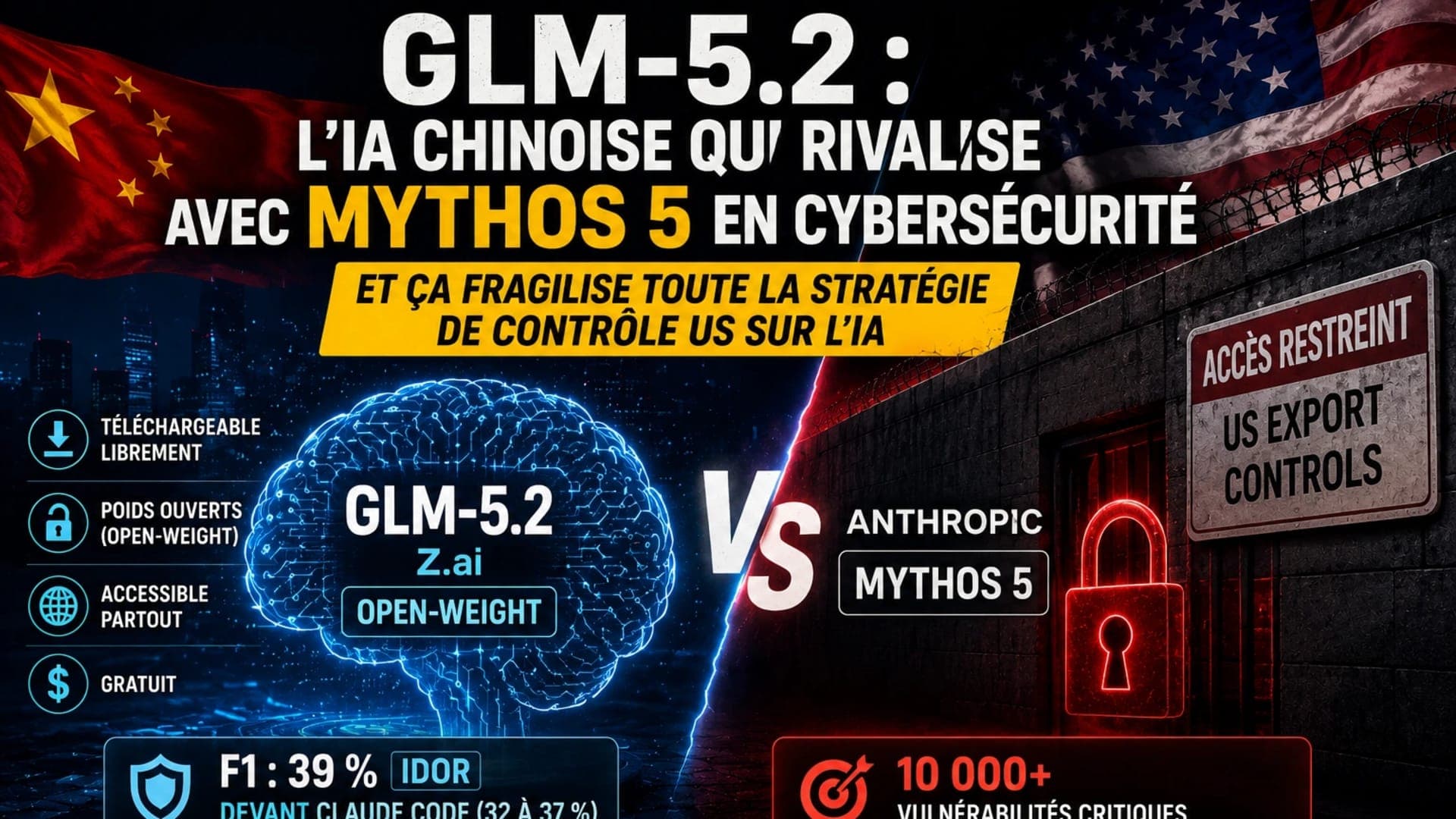 GLM-5.2 : l'IA chinoise qui rivalise avec Mythos en cybersécurité