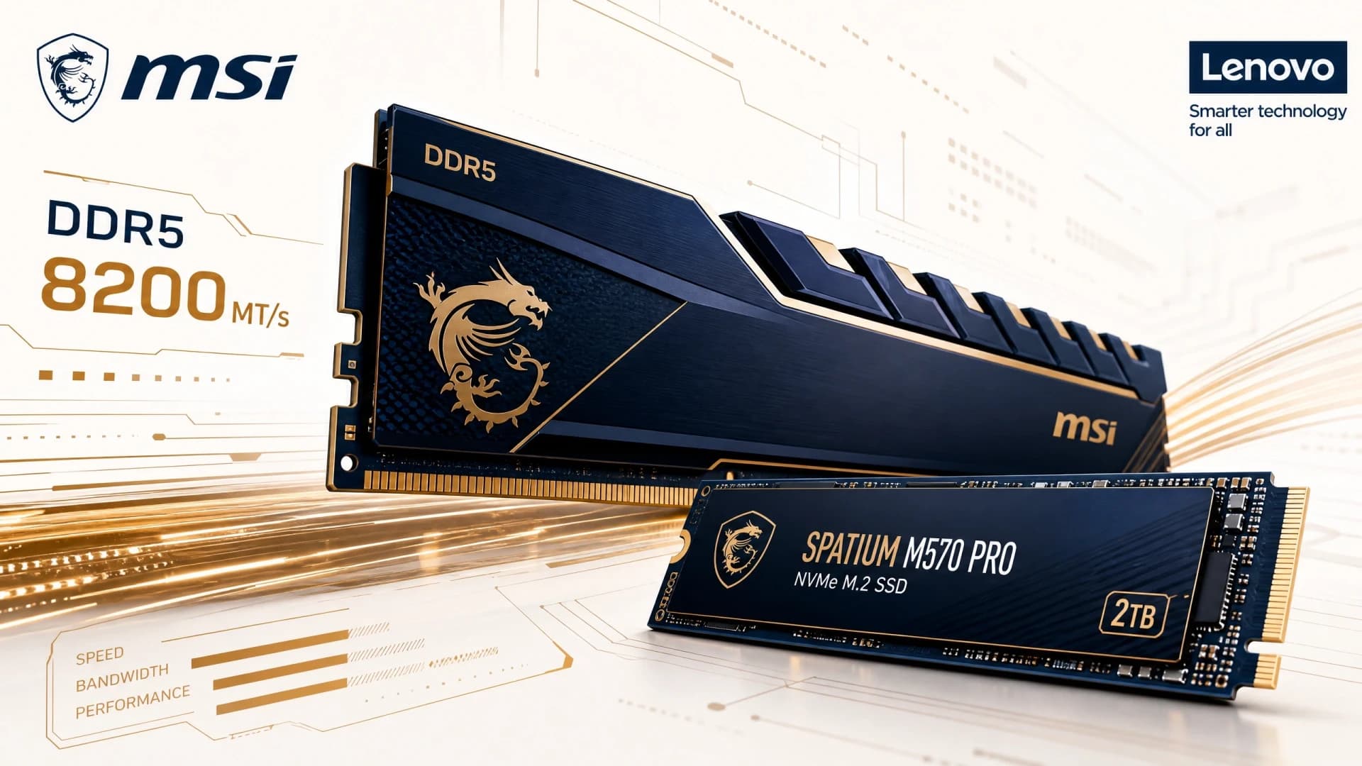 RAM chinoise : MSI valide la CXMT en douce, Lenovo suit