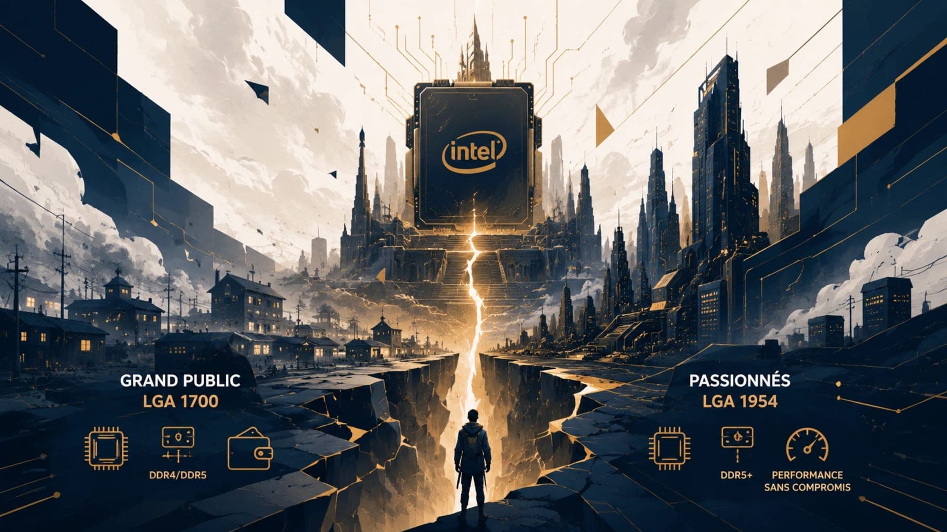 Intel prévoit un marché PC à deux vitesses — AMD fait l'inverse