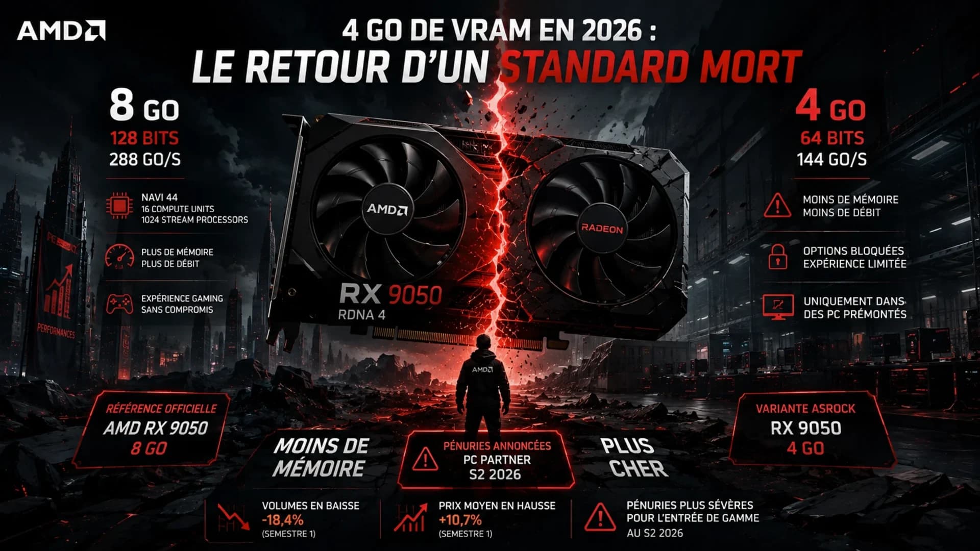 4 Go de VRAM en 2026 : le retour d'un standard mort