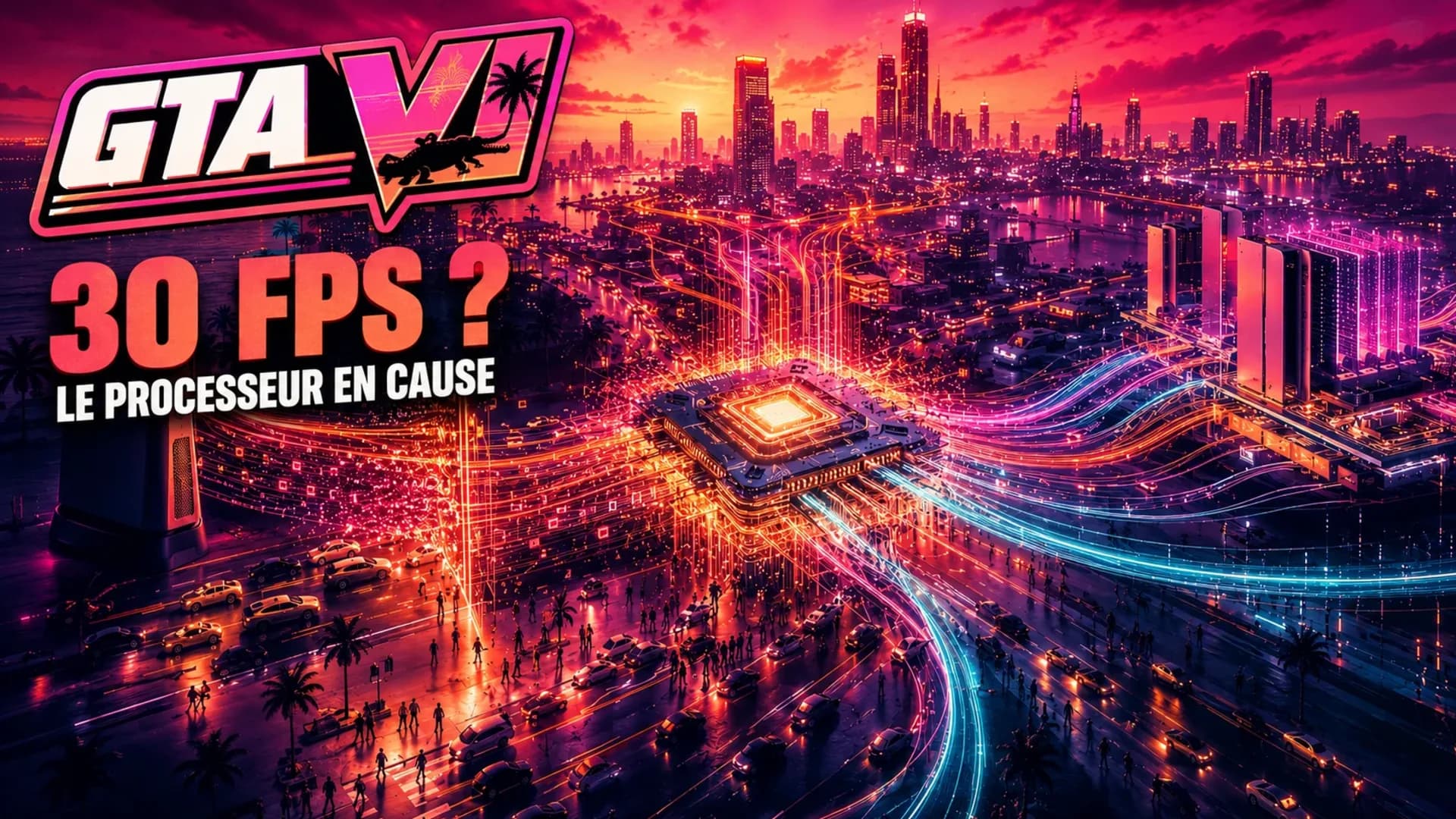 GTA 6 à 30 FPS : le processeur pourrait être le vrai goulot