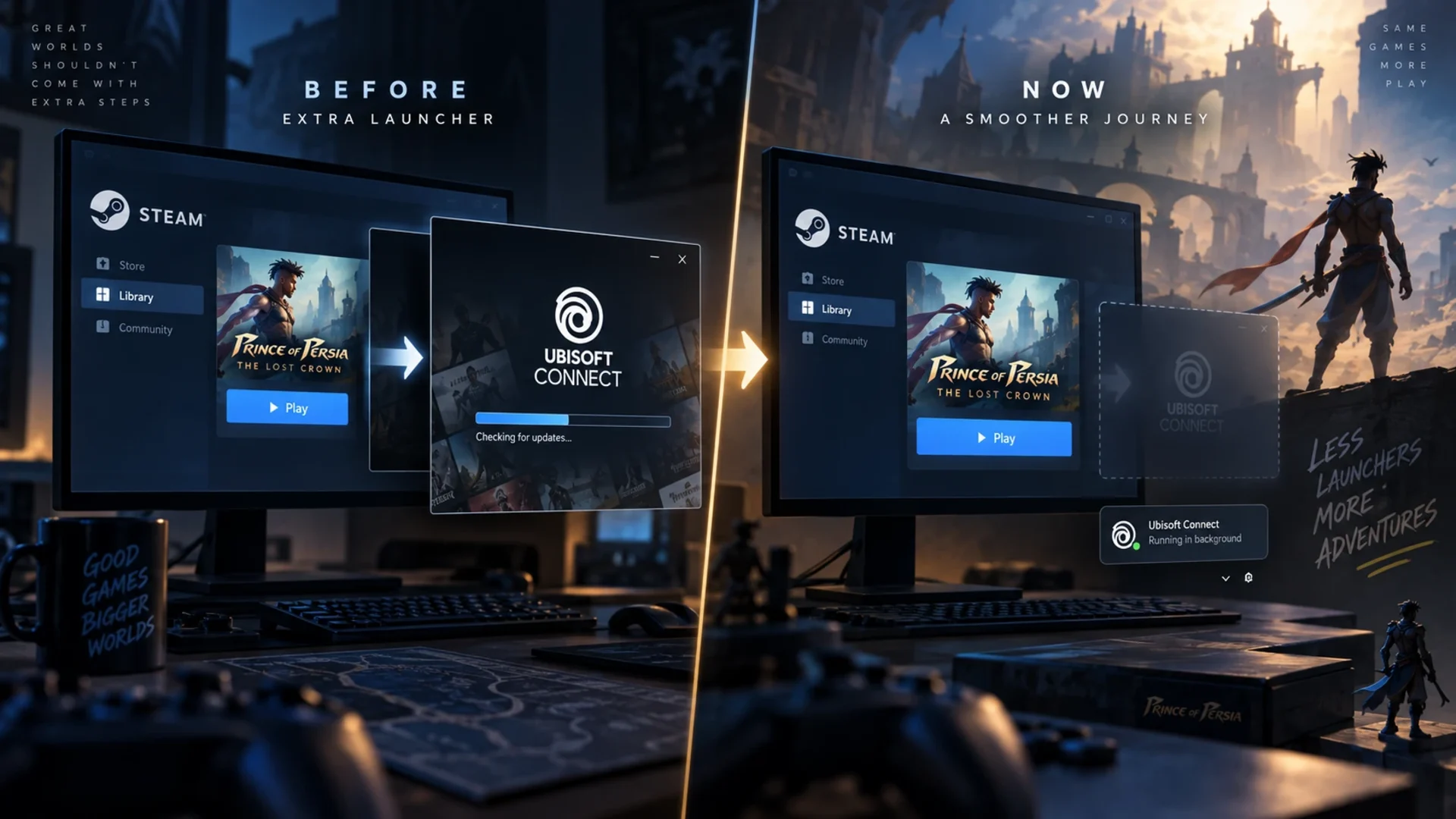 Ubisoft commence à retirer son launcher de Steam : ce qui change vraiment
