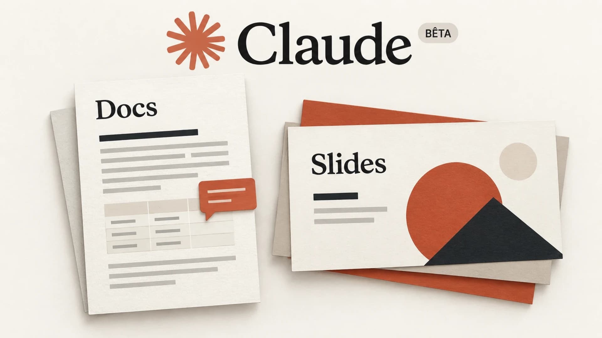 Claude Docs et Slides : Claude devient un espace de travail