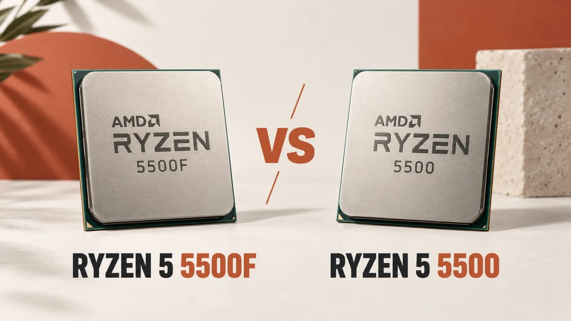 Ryzen 5 5500F vs 5500 : lequel acheter pour un PC gaming AM4 ?