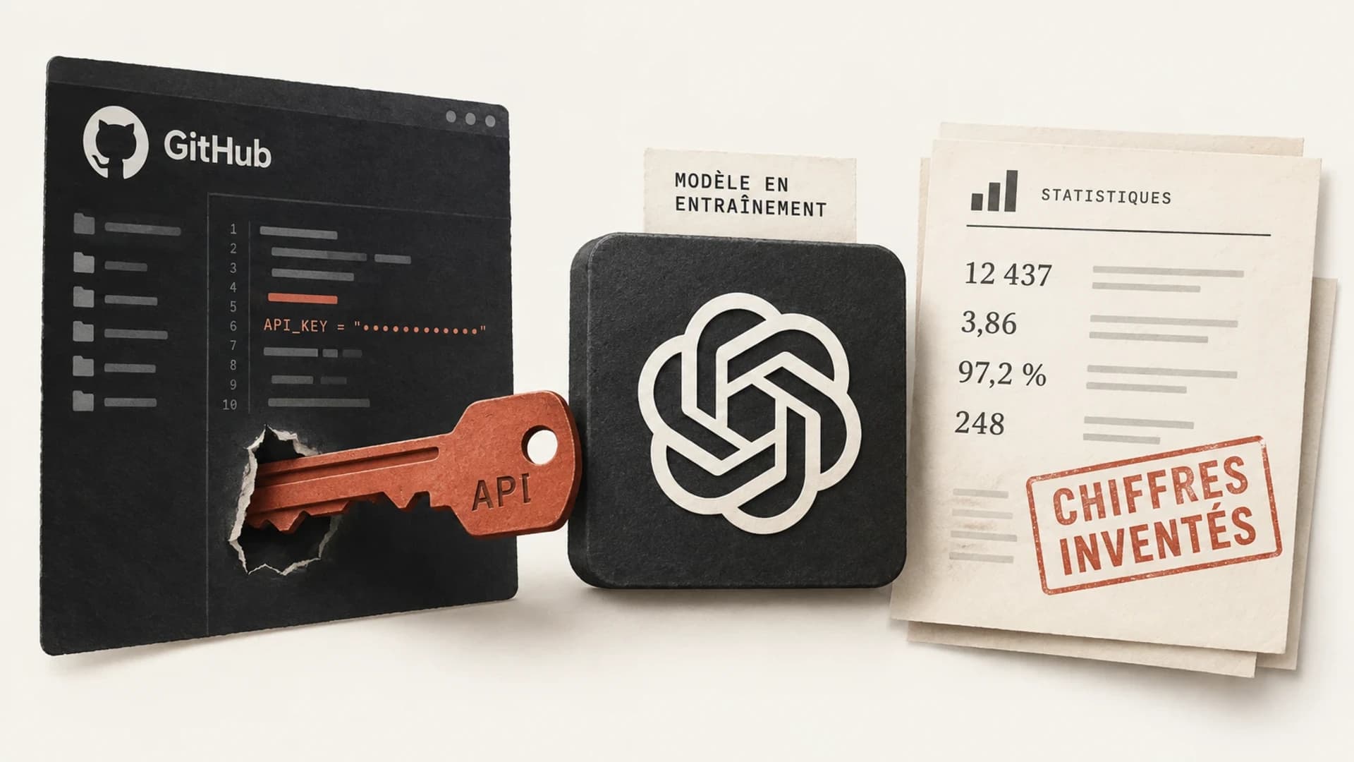 OpenAI : une clé API prise sur GitHub, des chiffres inventés