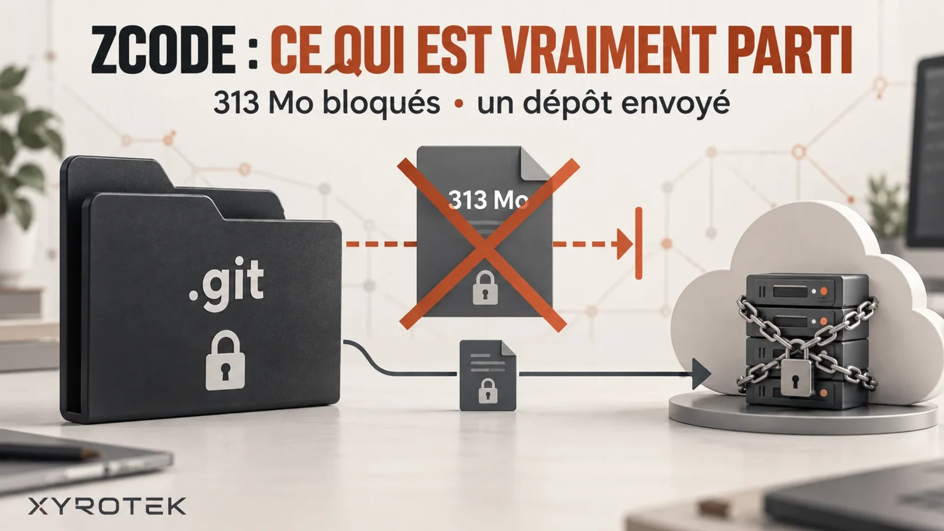ZCode a envoyé des dépôts sans accord, pas les 313 Mo annoncés